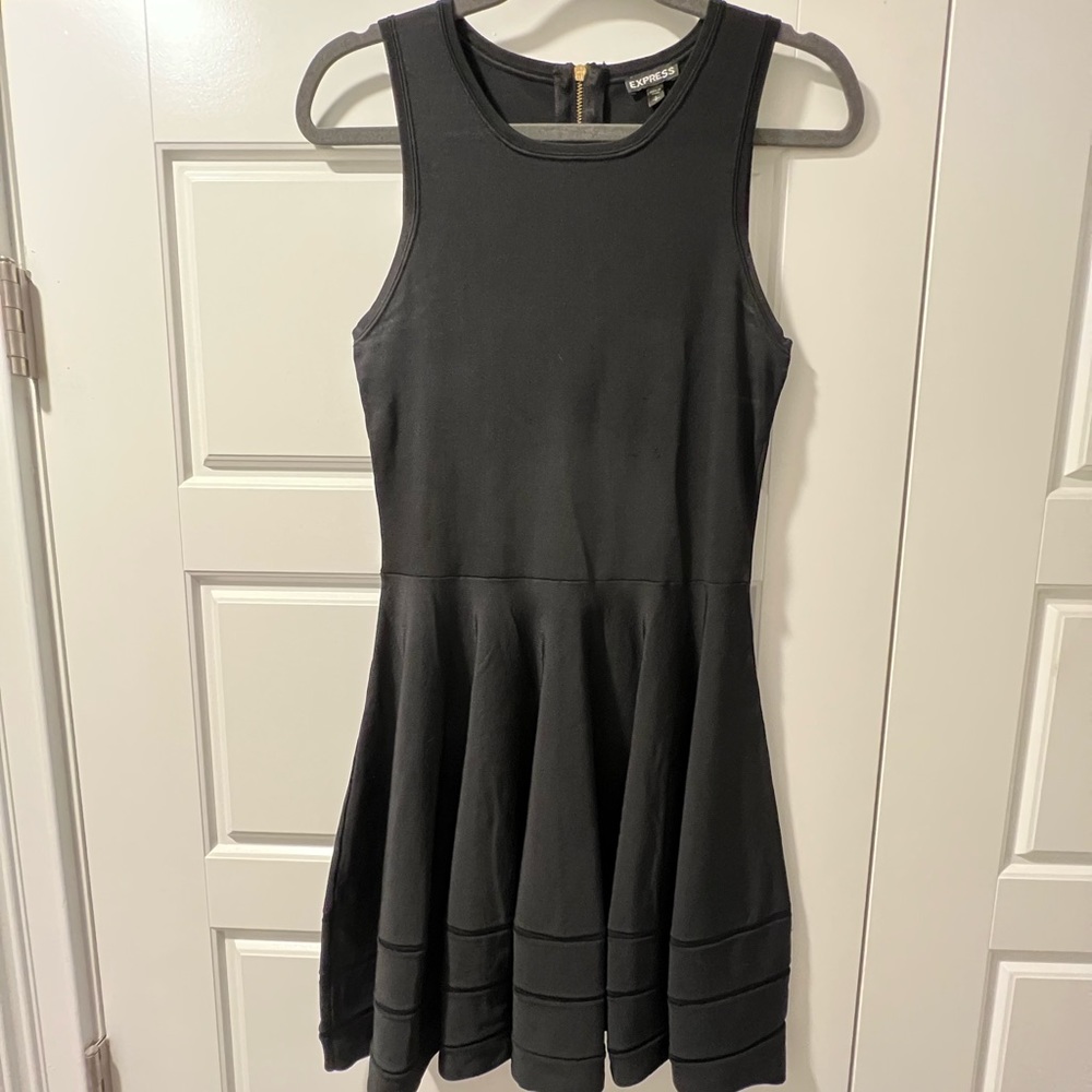 Black stretchy banana republic dress!